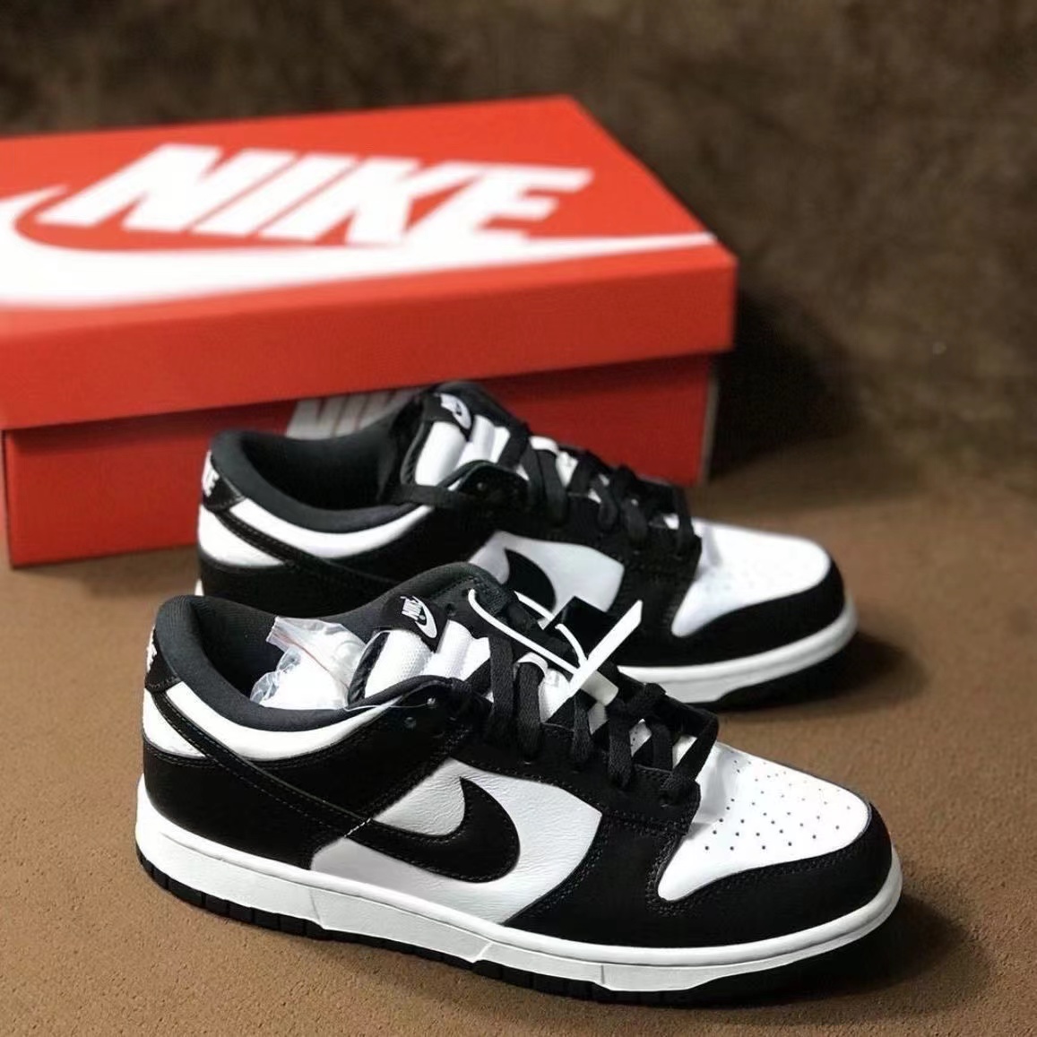 dunk black and white panda